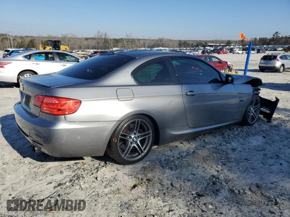 2011 BMW 3 Series 335is with VIN WBAKG1C51BE362679, listed as a Copart auction lot 43506475 with 223,303 mi miles and Salvage Title. Bid and sale history available at carsss.com. Image 3.