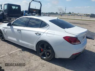 2019 Genesis G70 Advanced with VIN KMTG34LE0KU034232, listed as a IAAI auction lot 42113393 with 47,360 mi miles and . Bid and sale history available at DreamBid. Image 3.