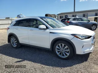 2022 Infiniti QX50 Luxe z VIN 3PCAJ5BA6NF113786, wystawiony jako Copart lot #56567625 z przebiegiem 22 538 mil mil oraz Szkoda całkowita • Salvage title. Historia ofert i sprzedaży dostępna na DreamBid. Obrazek 4.