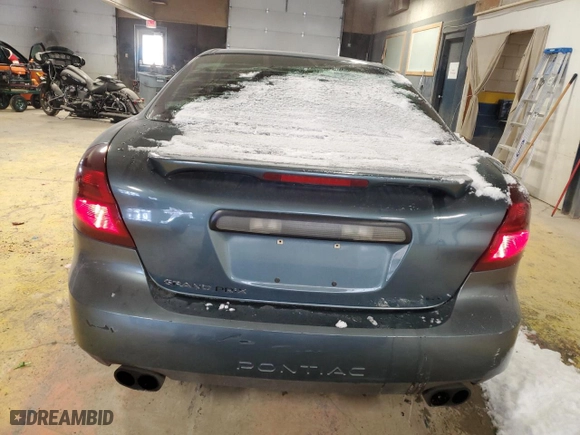 2007 Pontiac Grand Prix GT with VIN 2G2WR554271108356, listed as a Copart auction lot 45946225 with 222,851 mi miles and Salvage Title. Bid and sale history available at carsss.com. Image 6.
