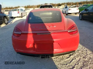 2015 Porsche Cayman S with VIN WP0AB2A80FK184769, listed as a Copart auction lot 77851604 with Not Provided miles and Salvage Title. Bid and sale history available at DreamBid. Image 6.
