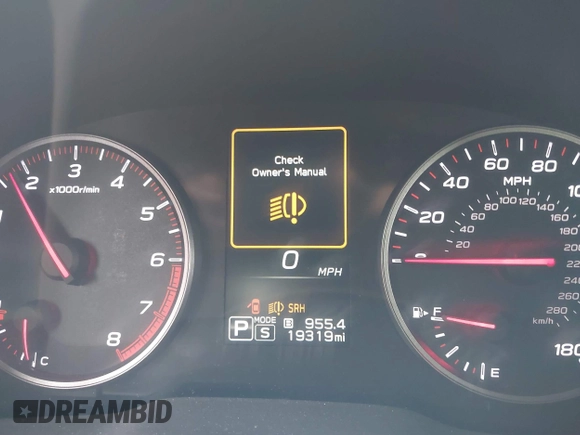 2022 Subaru WRX GT with VIN JF1VBAU6XN8024213, listed as a IAAI auction lot 41410330 with 19,319 mi miles and . Bid and sale history available at DreamBid. Image 7.
