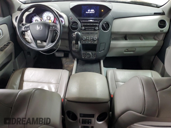 2014 Honda Pilot EX-L with VIN 5FNYF4H75EB011062, listed as a Copart auction lot 57830935 with 128,847 mi miles and Salvage title. Bid and sale history available at DreamBid. Image 8.