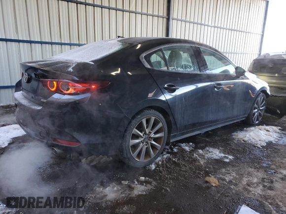 2019 Mazda 3 Premium with VIN 3MZBPAEM4KM105014, listed as a Copart auction lot 42347835 with 46,813 mi miles and Salvage Title. Bid and sale history available at DreamBid. Image 3.