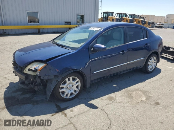 2010 Nissan Sentra S with VIN 3N1AB6AP2AL621826, listed as a Copart auction lot 60544115 with 116,031 mi miles and Salvage title. Bid and sale history available at DreamBid. Image 1.