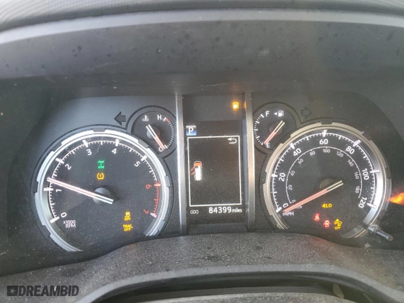 2021 Toyota 4Runner TRD Off Road with VIN JTEPU5JR8M5913297, listed as a Copart auction lot 42847565 with 84,399 mi miles and Salvage Title. Bid and sale history available at carsss.com. Image 9.