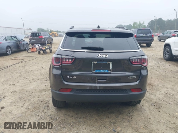 2019 Jeep Compass Latitude with VIN 3C4NJDBB8KT748588, listed as a IAAI auction lot 42224482 with 70,810 mi miles and . Bid and sale history available at DreamBid. Image 17.
