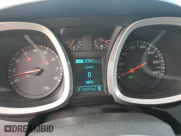 2014 Chevrolet Equinox LTZ with VIN 2GNFLHE38E6218373, listed as a Copart auction lot 63835044 with 103,777 mi miles and Salvage Title. Bid and sale history available at carsss.com. Image 9.