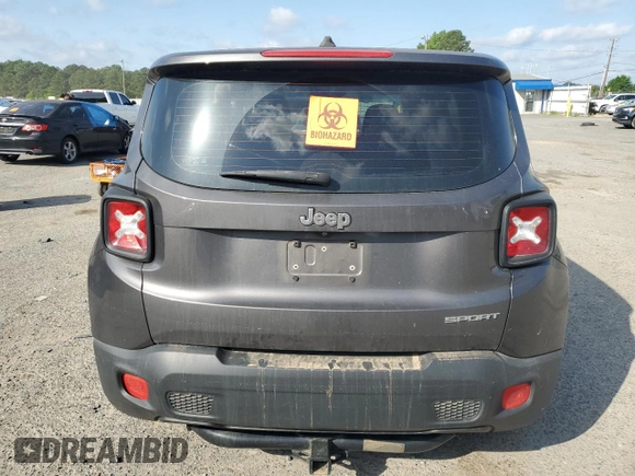 2017 Jeep Renegade Sport z VIN ZACCJAABXHPF04898, wystawiony jako Copart lot #52637885 z przebiegiem 147 198 mil mil oraz Szkoda całkowita • Salvage title. Historia ofert i sprzedaży dostępna na DreamBid. Obrazek 6.