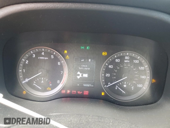 2017 Hyundai Tucson SE with VIN KM8J33A41HU436807, listed as a Copart auction lot 42100185 with 160,021 mi miles and Salvage Title. Bid and sale history available at DreamBid. Image 9.
