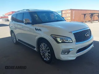 2016 Infiniti QX80 with VIN JN8AZ2NDXG9800865, listed as a IAAI auction lot 42827188 with 132,030 mi miles and . Bid and sale history available at DreamBid. Image 1.