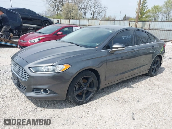 2016 Ford Fusion SE with VIN 3FA6P0HD3GR380223, listed as a IAAI auction lot 42040598 with 106,909 mi miles. Bid and sale history available at carsss.com. Image 2.