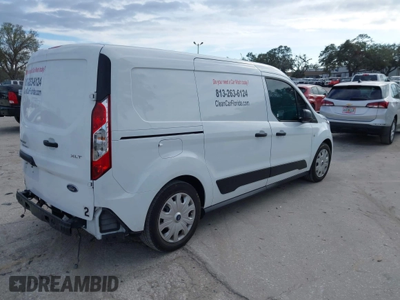 2022 Ford Transit Connect XLT with VIN NM0LS7T28N1541292, listed as a IAAI auction lot 41446874 with 91,054 mi miles and . Bid and sale history available at DreamBid. Image 4.