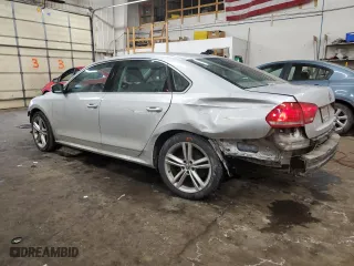 2013 Volkswagen Passat SEL Premium with VIN 1VWCM7A34DC081699, listed as a Copart auction lot 46140225 with 157,853 mi miles and Salvage Title. Bid and sale history available at carsss.com. Image 2.