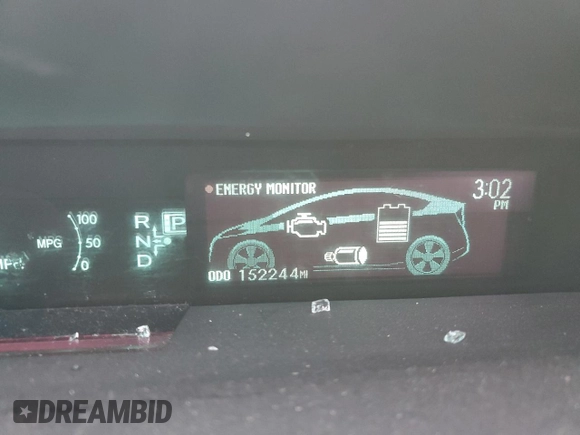 2011 Toyota Prius I with VIN JTDKN3DU0B1450673, listed as a Copart auction lot 55628305 with 152,244 mi miles and Salvage Title. Bid and sale history available at DreamBid. Image 9.