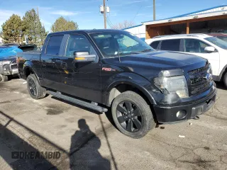 2013 Ford F-150 XL with VIN 1FTFW1ET2DFC10717, listed as a Copart auction lot 46179435 with 175,007 mi miles and Salvage Title. Bid and sale history available at carsss.com. Image 4.