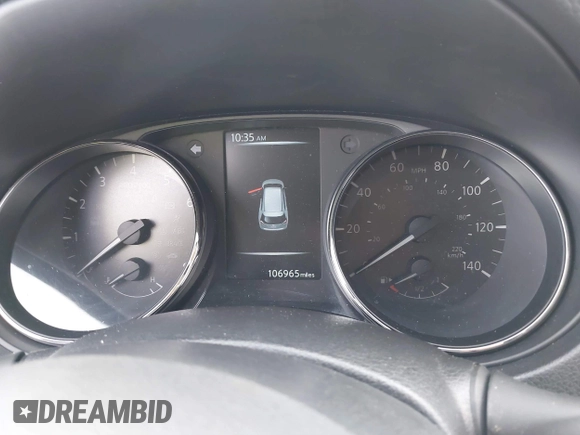 2017 Nissan Rogue SL with VIN JN8AT2MV7HW271485, listed as a IAAI auction lot 41100772 with 106,965 mi miles. Bid and sale history available at carsss.com. Image 7.
