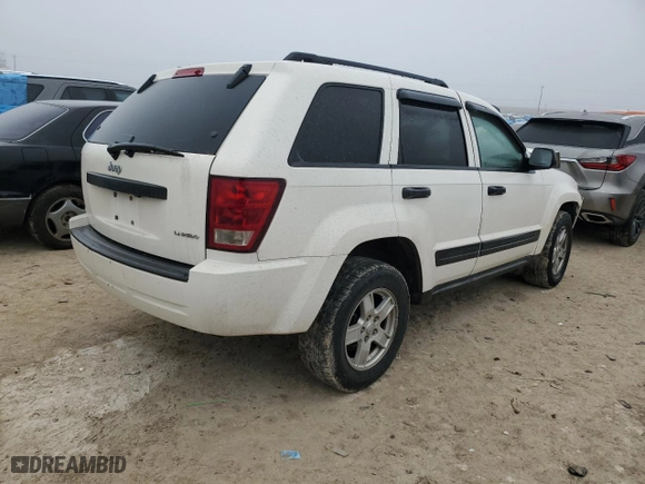 2005 Jeep Grand Cherokee Laredo with VIN 1J4GS48K05C602774, listed as a Copart auction lot 45489145 with 0 mi miles and Salvage Title. Bid and sale history available at carsss.com. Image 3.
