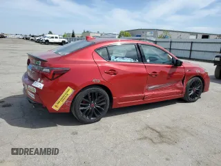 2020 Acura ILX Premium with VIN 19UDE2F8XLA002530, listed as a Copart auction lot 53042955 with 49,067 mi miles and Salvage title. Bid and sale history available at DreamBid. Image 3.