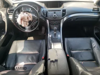 2012 Acura TSX Technology with VIN JH4CU2F64CC001162, listed as a Copart auction lot 57462105 with 118,414 mi miles and Salvage title. Bid and sale history available at DreamBid. Image 8.
