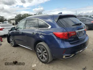 2019 Acura MDX Advance with VIN 5J8YD3H97KL002097, listed as a Copart auction lot 83845534 with Not Provided miles and Non Repairable. Bid and sale history available at DreamBid. Image 2.