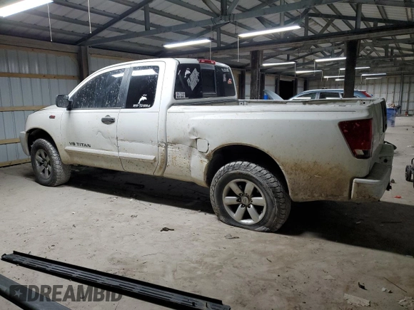 2008 Nissan Titan SE with VIN 1N6BA06A08N322185, listed as a Copart auction lot 83219094 with 133,368 mi miles and Salvage Title. Bid and sale history available at carsss.com. Image 2.
