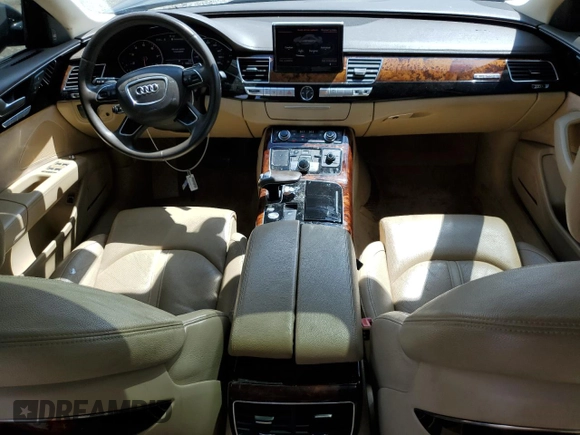 2014 Audi A8 4.0T with VIN WAUR2AFD0EN004347, listed as a Copart auction lot 56222025 with 108,517 mi miles and Salvage title. Bid and sale history available at DreamBid. Image 8.