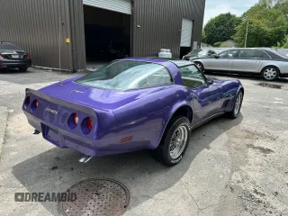 1980 Chevrolet Corvette with VIN 1Z876AS421254, listed as a Copart auction lot 59324415 with 57,651 mi miles and Clean title. Bid and sale history available at DreamBid. Image 4.