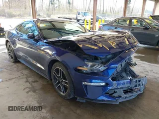 2018 Ford Mustang EcoBoost with VIN 1FA6P8TH6J5167110, listed as a IAAI auction lot 41885214 with 89,320 mi miles and . Bid and sale history available at carsss.com. Image 1.