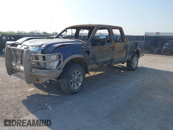 2008 Ford Super Duty F-250 SRW XL with VIN 1FTSW21R38ED59518, listed as a IAAI auction lot 39139692 with Not Provided miles. Bid and sale history available at carsss.com. Image 2.