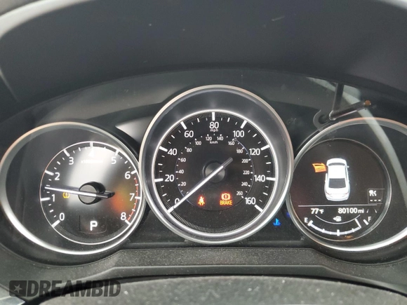 2018 Mazda Mazda6 Touring with VIN JM1GL1VM0J1315691, listed as a Copart auction lot 51762115 with 80,100 mi miles and Salvage Title. Bid and sale history available at carsss.com. Image 9.