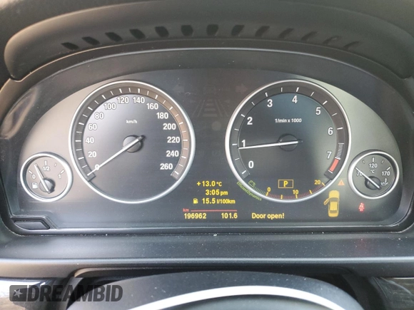 2011 BMW 5 Series 535i xDrive with VIN WBAFU7C56BC780485, listed as a Copart auction lot 47674505 with 196,962 mi miles and Salvage Title. Bid and sale history available at DreamBid. Image 9.