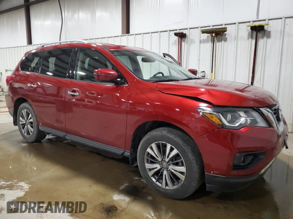 2019 Nissan Pathfinder SL with VIN 5N1DR2MM4KC615325, listed as a Copart auction lot 50473765 with 81,361 mi miles and Salvage Title. Bid and sale history available at carsss.com. Image 4.