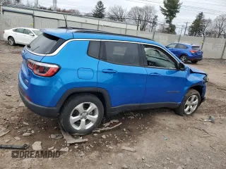 2018 Jeep Compass Latitude with VIN 3C4NJDBB9JT150296, listed as a Copart auction lot 51248845 with 44,565 mi miles and Salvage Title. Bid and sale history available at carsss.com. Image 3.