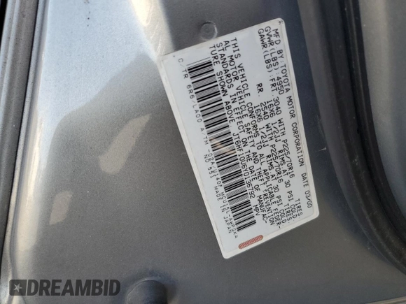 2000 Lexus RX 300 with VIN JT6HF10U6Y0136792, listed as a Copart auction lot 78553294 with 183,303 mi miles and Salvage Title. Bid and sale history available at carsss.com. Image 12.