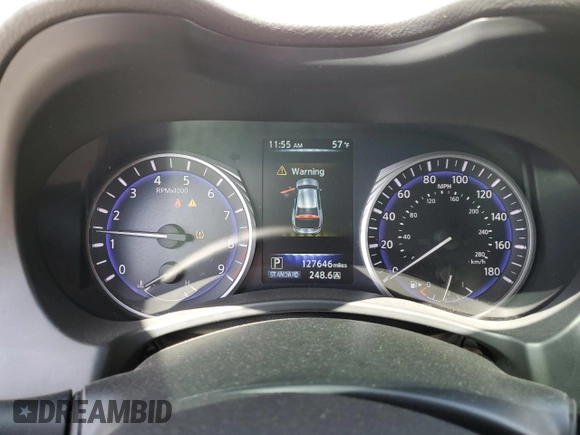 2015 Infiniti Q50 Premium with VIN JN1BV7AP3FM354887, listed as a Copart auction lot 51200705 with 127,646 mi miles and Salvage Title. Bid and sale history available at DreamBid. Image 9.