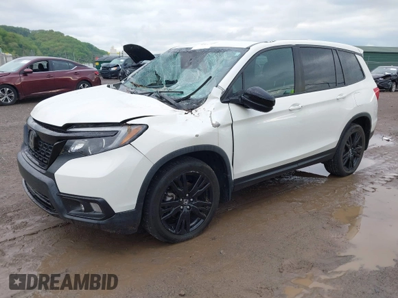 2019 Honda Passport Sport with VIN 5FNYF8H28KB010303, listed as a IAAI auction lot 42178541 with 37,593 mi miles and . Bid and sale history available at DreamBid. Image 17.