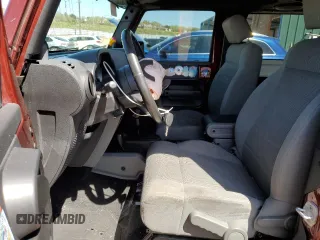 2007 Jeep Wrangler Sahara with VIN 1J4FA54167L163567, listed as a Copart auction lot 55229305 with 153,879 mi miles and Non repairable. Bid and sale history available at DreamBid. Image 7.
