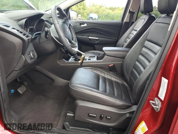 2019 Ford Escape Titanium with VIN 1FMCU0J98KUC00873, listed as a Copart auction lot 61674305 with 53,554 mi miles and Salvage title. Bid and sale history available at DreamBid. Image 7.