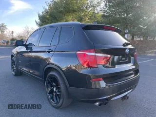 2013 BMW X3 xDrive28i with VIN 5UXWX9C57D0A31965, listed as a Copart auction lot 56250005 with 150,097 mi miles and Clean Title. Bid and sale history available at DreamBid. Image 3.