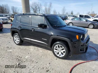 2017 Jeep Renegade Latitude with VIN ZACCJBBB3HPE84014, listed as a Copart auction lot 48664815 with 97,236 mi miles and Clean Title. Bid and sale history available at carsss.com. Image 4.