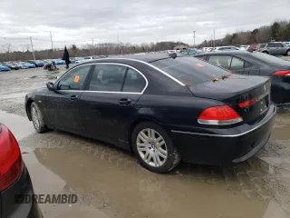 2002 BMW 7 Series 745Li with VIN WBAGN63482DR06178, listed as a Copart auction lot 48084225 with Not Provided miles and Clean Title. Bid and sale history available at carsss.com. Image 2.