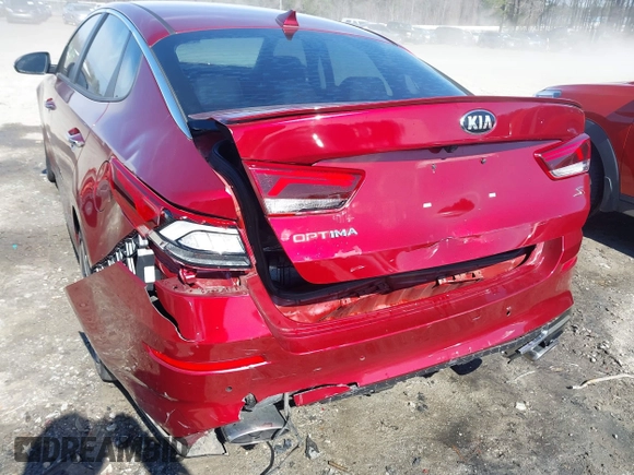 2019 Kia Optima LX with VIN 5XXGT4L32KG332395, listed as a IAAI auction lot 41606749 with 58,532 mi miles. Bid and sale history available at carsss.com. Image 6.