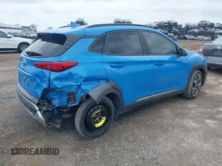 2022 Hyundai Kona Limited with VIN KM8K53A30NU883808, listed as a IAAI auction lot 41763757 with 49,811 mi miles. Bid and sale history available at carsss.com. Image 4.