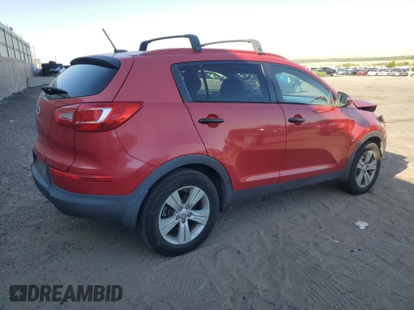 2013 Kia Sportage LX with VIN KNDPBCA26D7400149, listed as a Copart auction lot 57918635 with 66,100 mi miles and Salvage title. Bid and sale history available at DreamBid. Image 3.