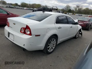 2012 Chevrolet Malibu LTZ with VIN 1G1ZG5E72CF279662, listed as a Copart auction lot 52764605 with 123,848 mi miles and Salvage Title. Bid and sale history available at DreamBid. Image 3.