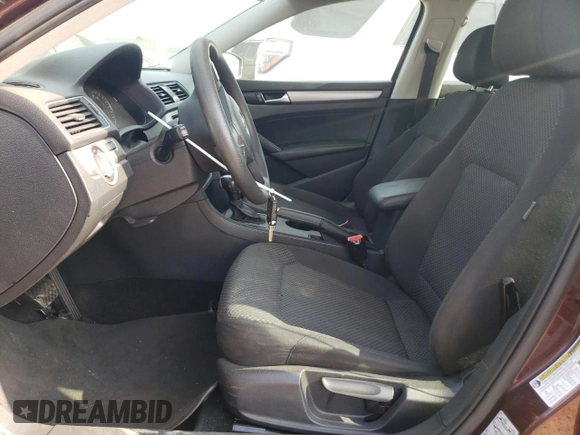 2012 Volkswagen Passat S with VIN 1VWAP7A30CC042976, listed as a Copart auction lot 56159455 with 130,729 mi miles and Salvage title. Bid and sale history available at DreamBid. Image 7.