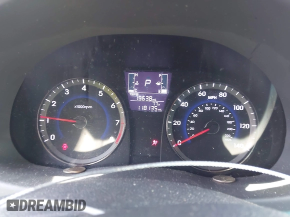 2017 Hyundai Accent SE with VIN KMHCT4AE4HU287932, listed as a IAAI auction lot 41988980 with 118,135 mi miles. Bid and sale history available at carsss.com. Image 7.