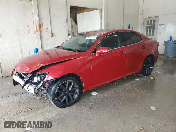 2011 Lexus IS 250 with VIN JTHCF5C29B5046176, listed as a Copart auction lot 56512275 with 132,329 mi miles and Salvage title. Bid and sale history available at DreamBid. Image 1.