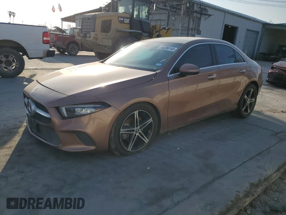 2022 Mercedes-Benz A 220 with VIN W1K3G4EB6NJ325513, listed as a Copart auction lot 45396145 with 49,115 mi miles and Salvage Title. Bid and sale history available at DreamBid. Image 1.